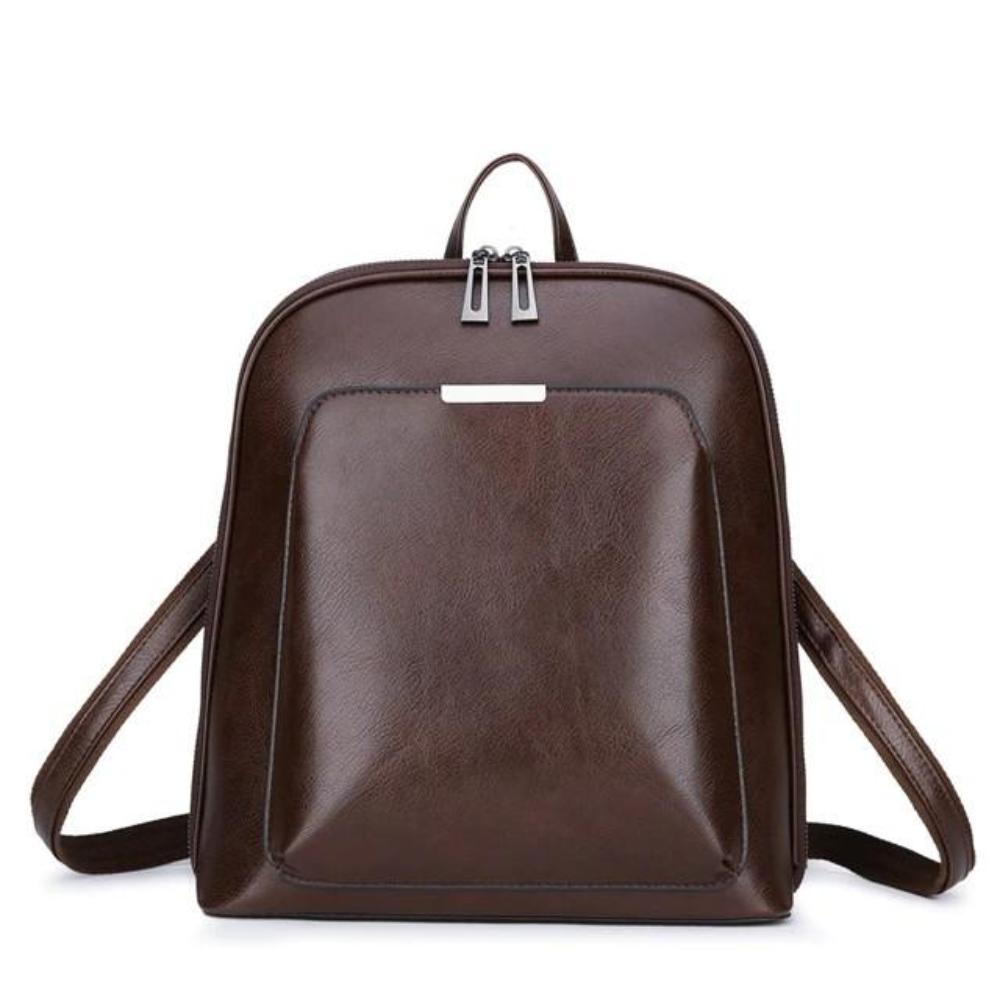 Linn™ - Klassisk ryggsäck med dubbeldragkedja