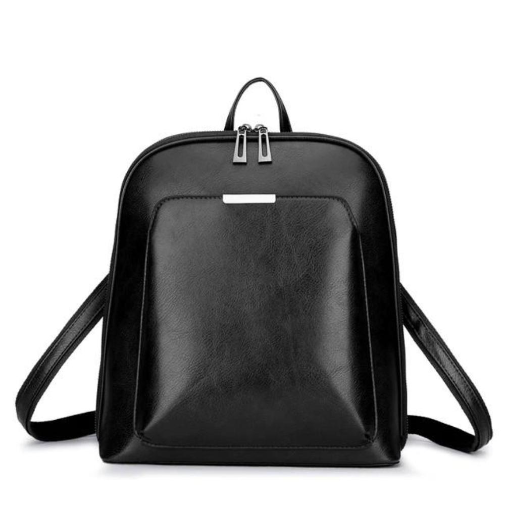 Linn™ - Klassisk ryggsäck med dubbeldragkedja