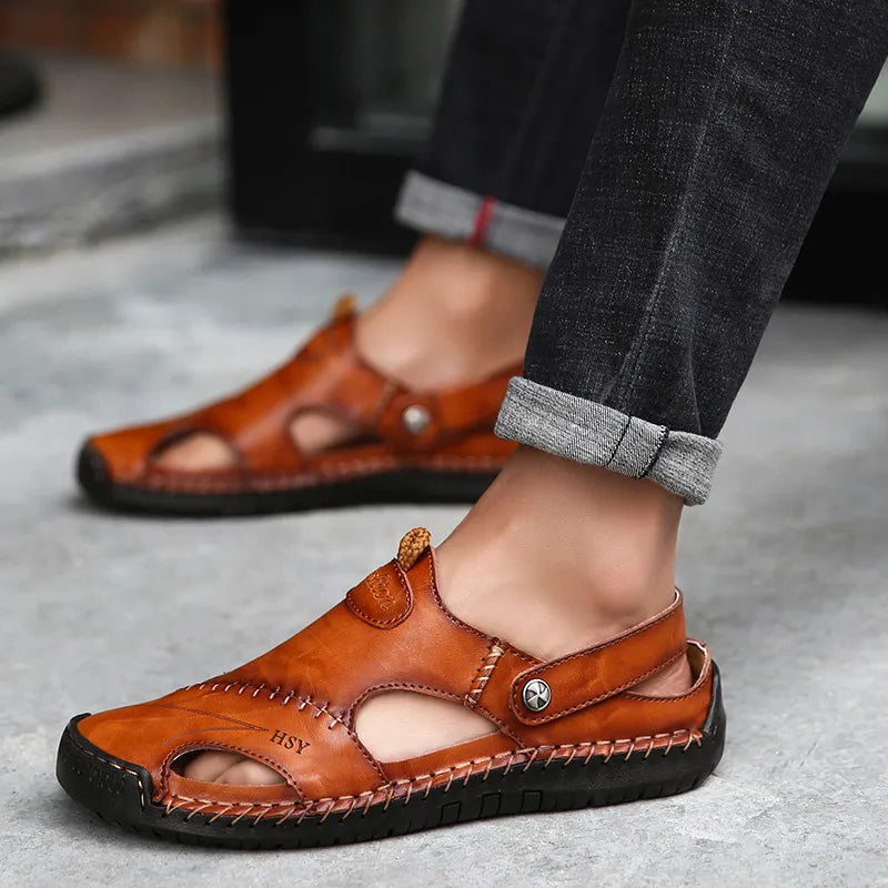 Maximus™ - Läder Romerska Sommarsandaler