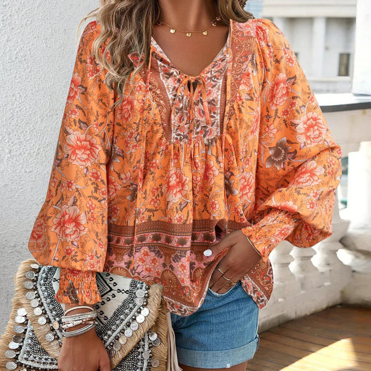 Heida™ - Blommig topp
