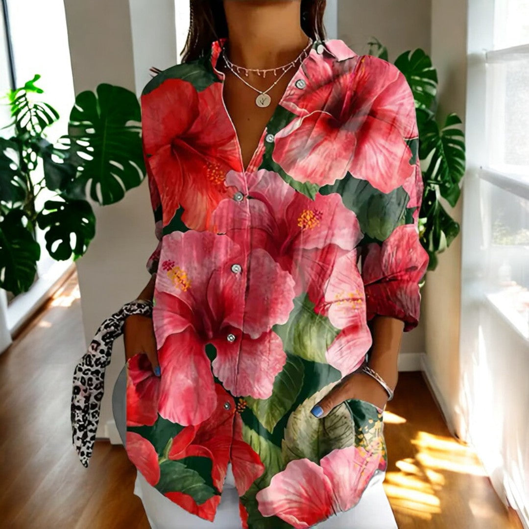 Gina™ - Blommig blus