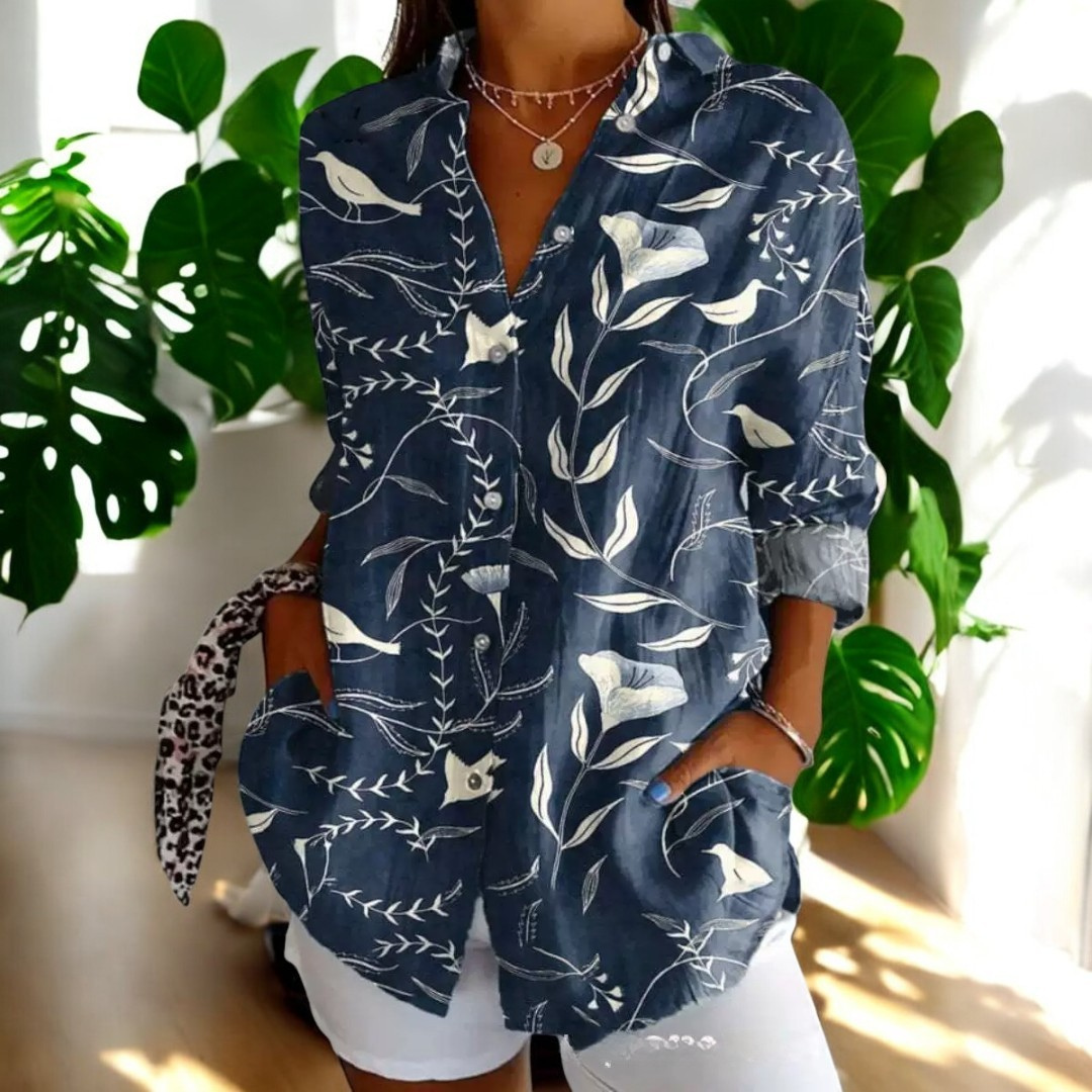Gina™ - Blommig blus