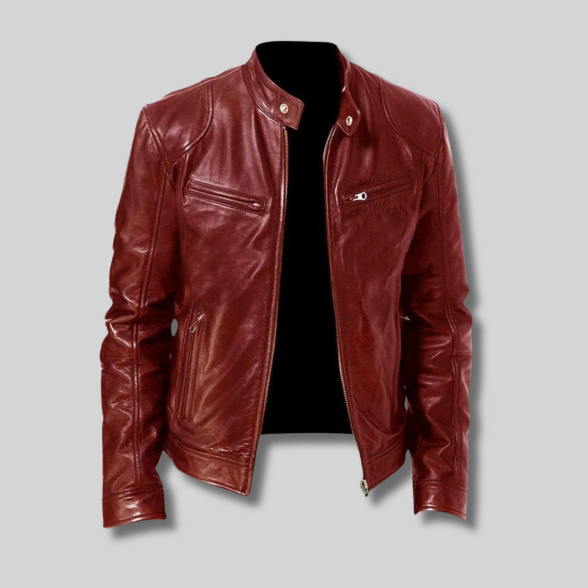Folke™ - Casual Läderjacka