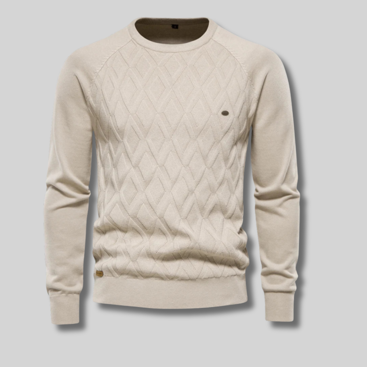 Stellan™ - Herrtröja Med Rutdesign