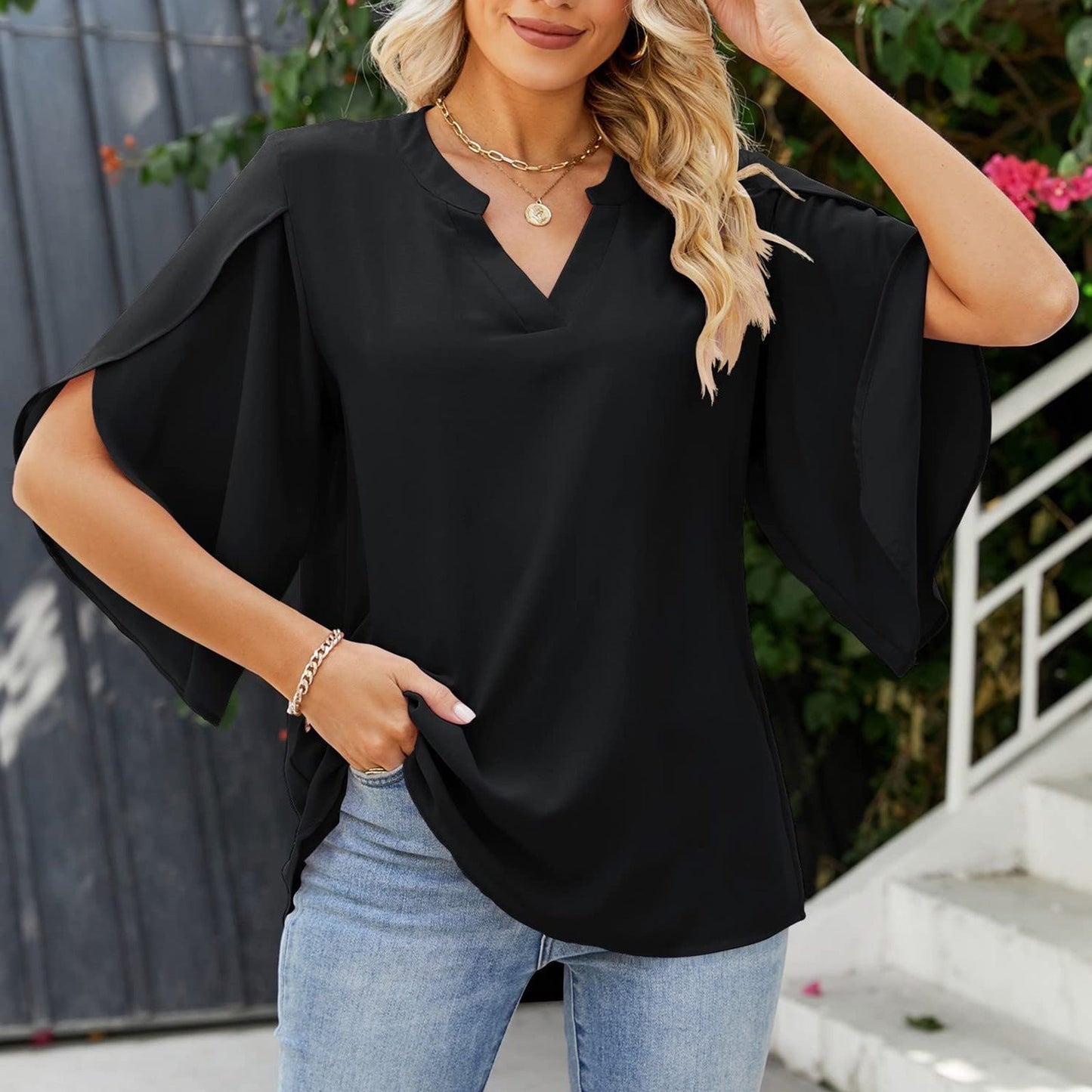 Fae™ - V-ringad sommarblus