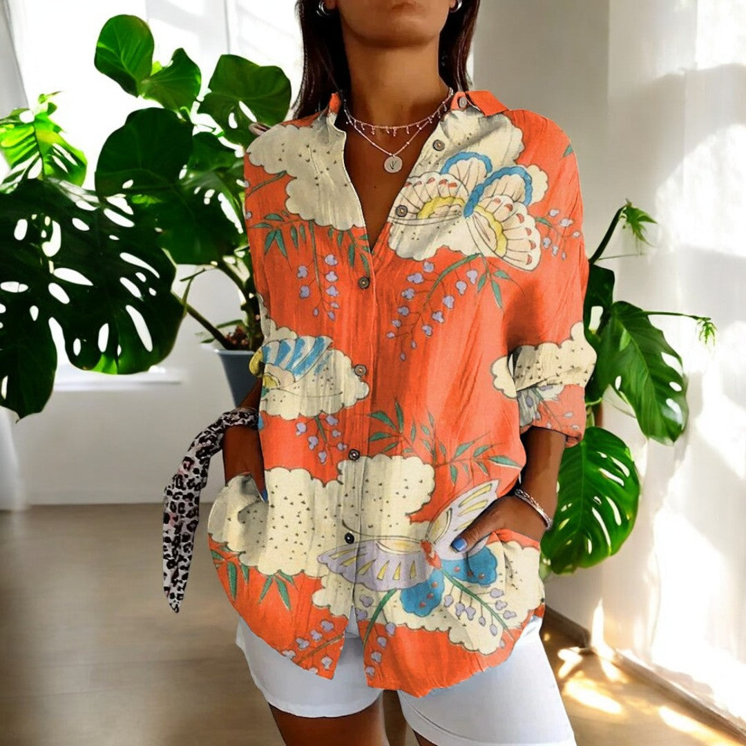 Gina™ - Blommig blus