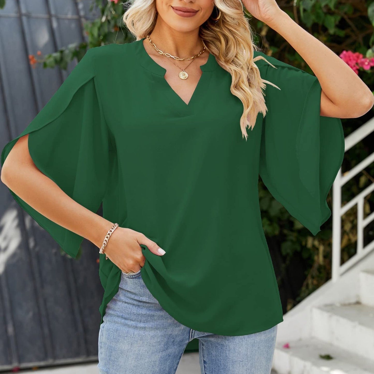 Fae™ - V-ringad sommarblus