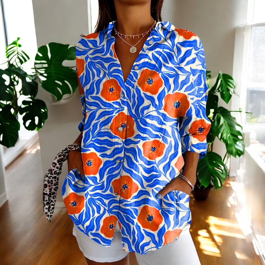 Gina™ - Blommig blus