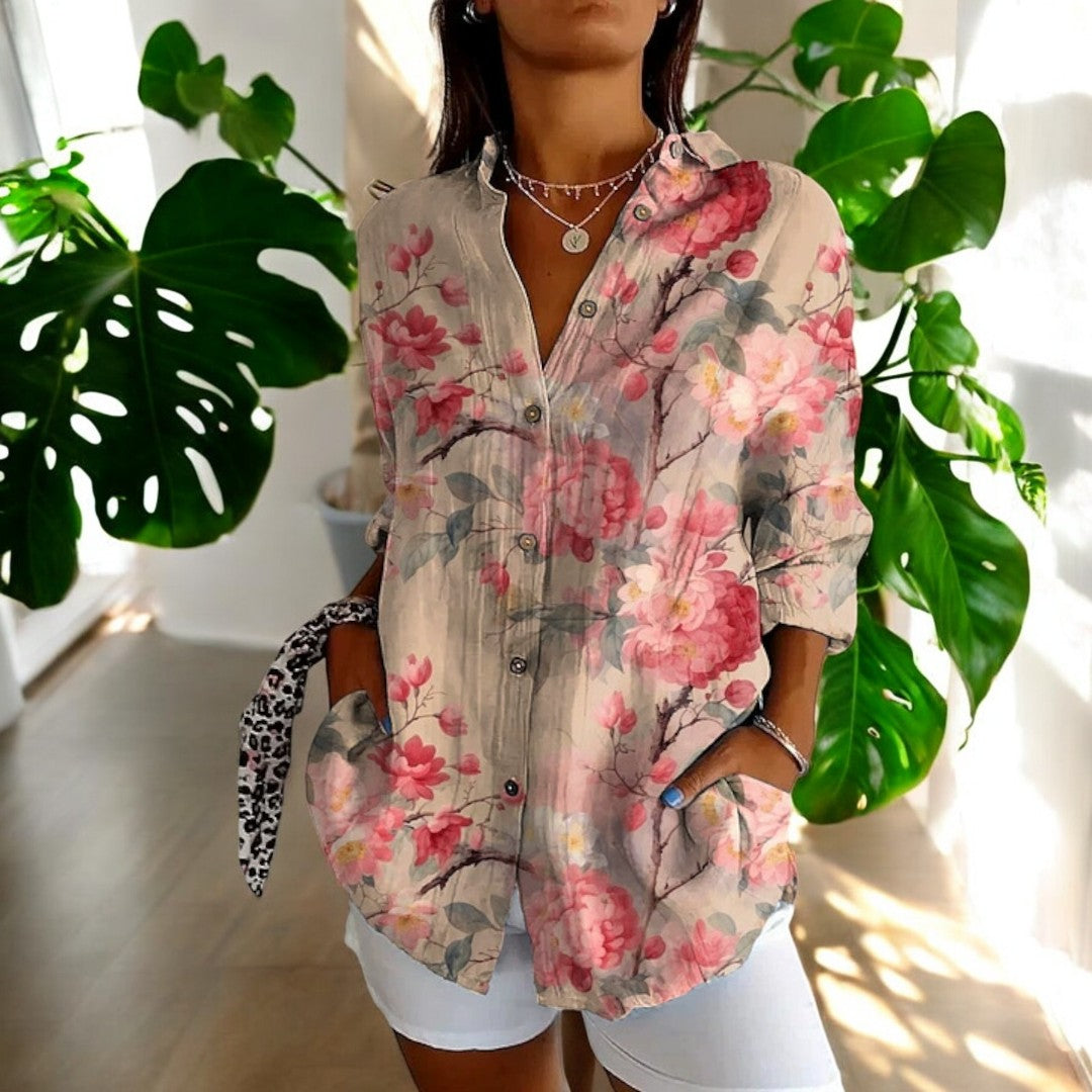 Gina™ - Blommig blus
