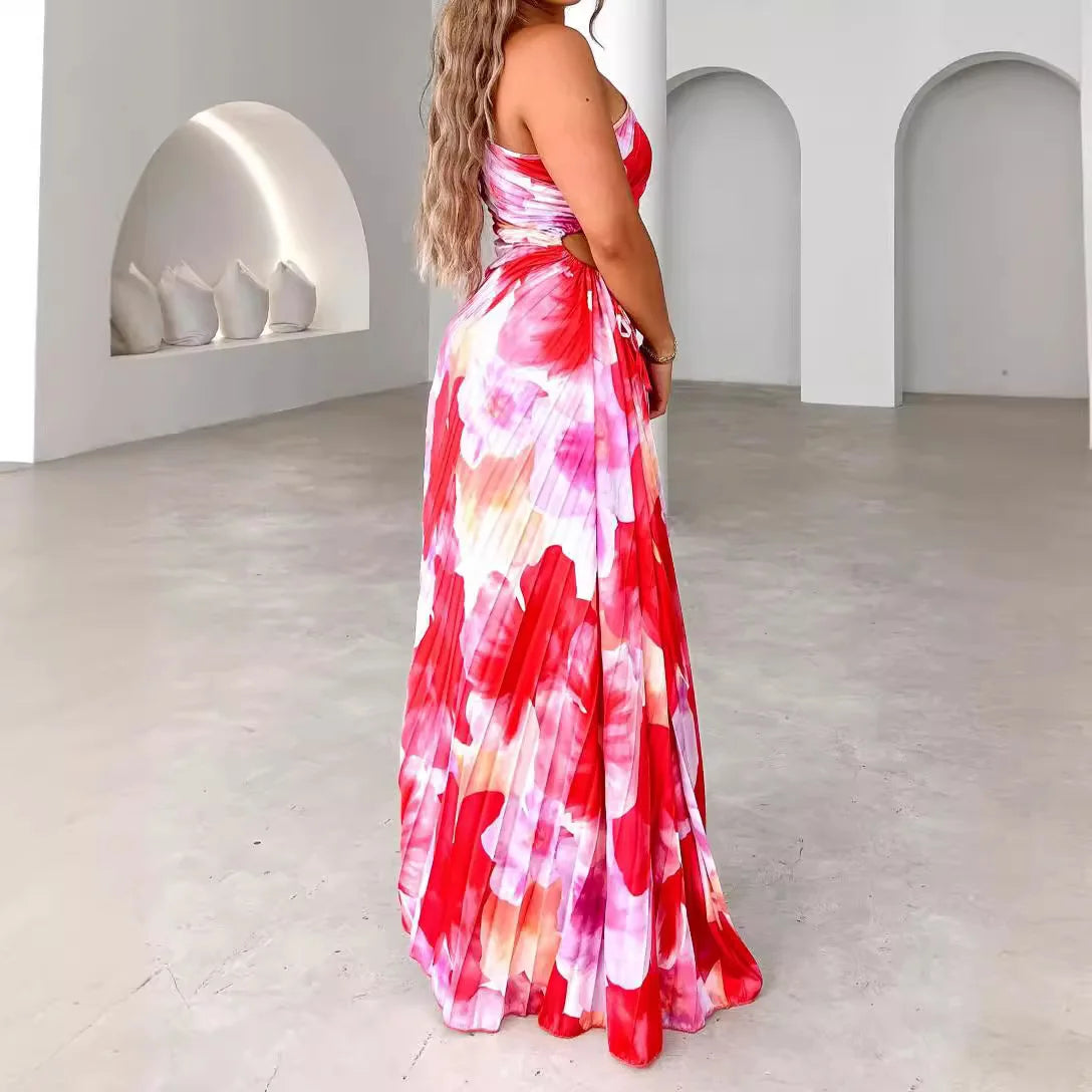 Miri™ - Ärmlös one-shoulder-klänning