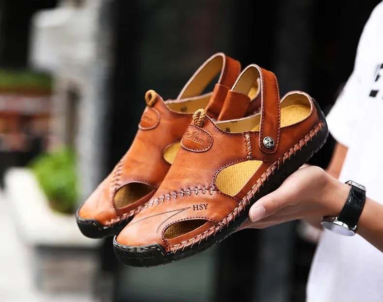Maximus™ - Läder Romerska Sommarsandaler