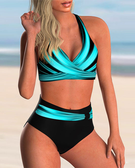 Dalia™ - Bikini med korsad halsringning
