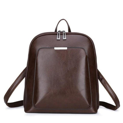Linn™ - Klassisk ryggsäck med dubbeldragkedja