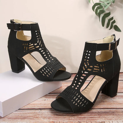 Tulla™ - Klackade romerska sandaler