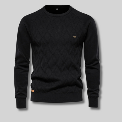 Stellan™ - Herrtröja Med Rutdesign
