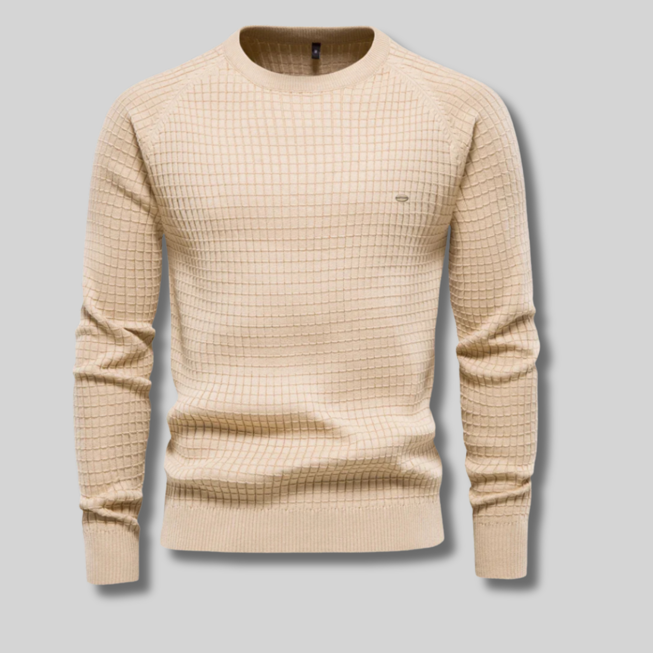 Damien™ - Herrtröja Med Rutnätmönster