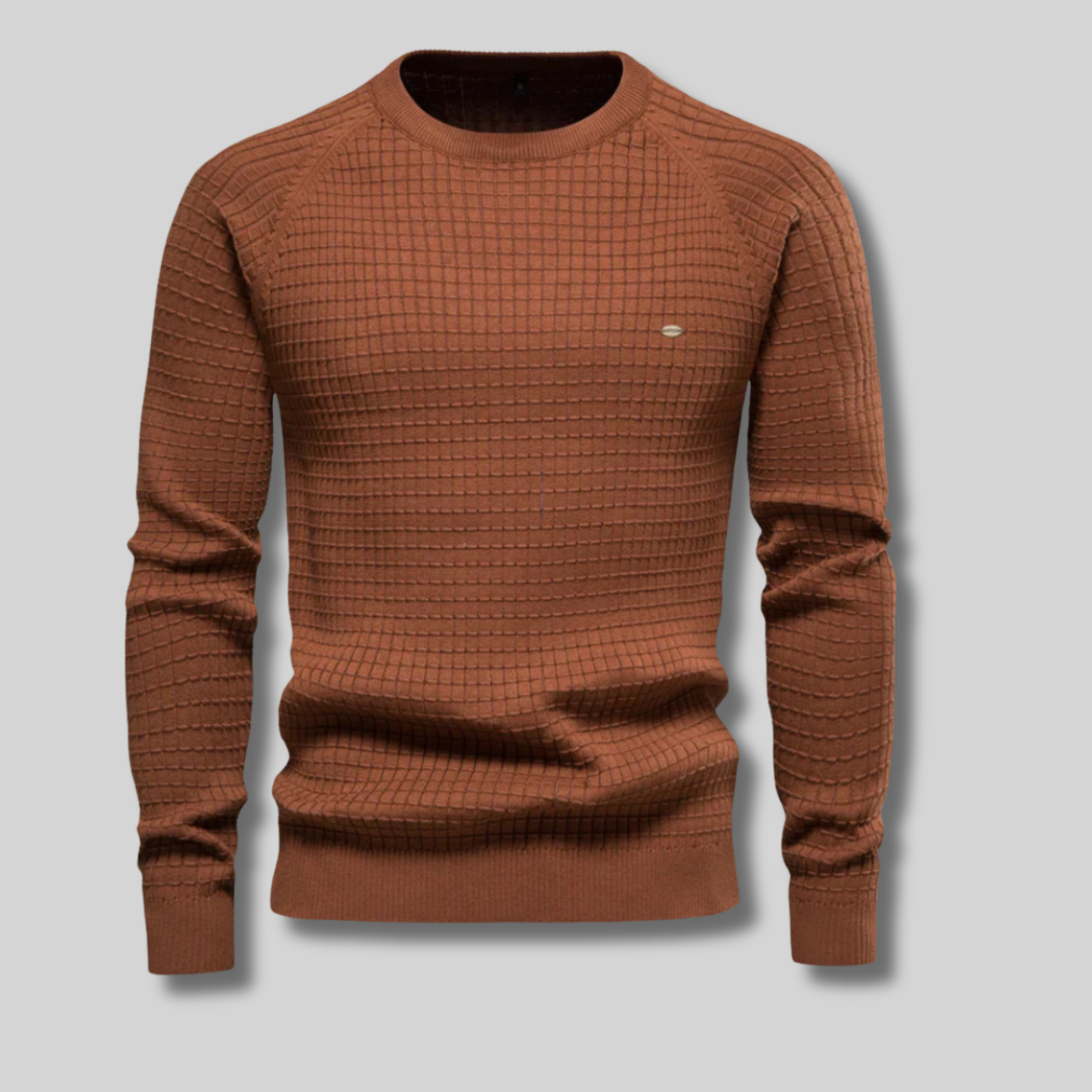 Damien™ - Herrtröja Med Rutnätmönster