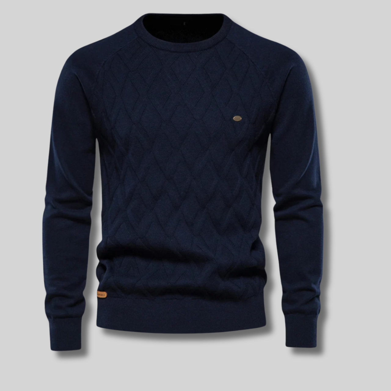 Stellan™ - Herrtröja Med Rutdesign