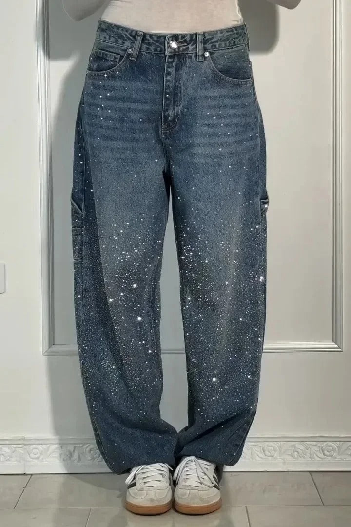 Remina™ - Vida, glansiga jeans