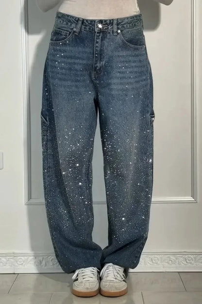 Remina™ - Vida, glansiga jeans