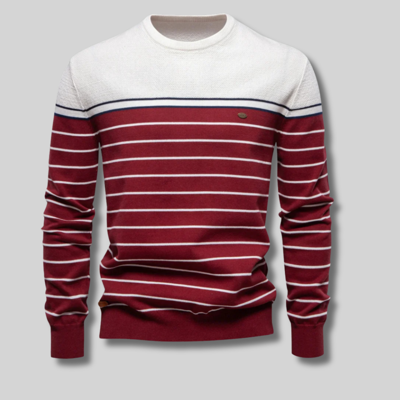 Viggo™ - Herrtröja Med Randigt Design