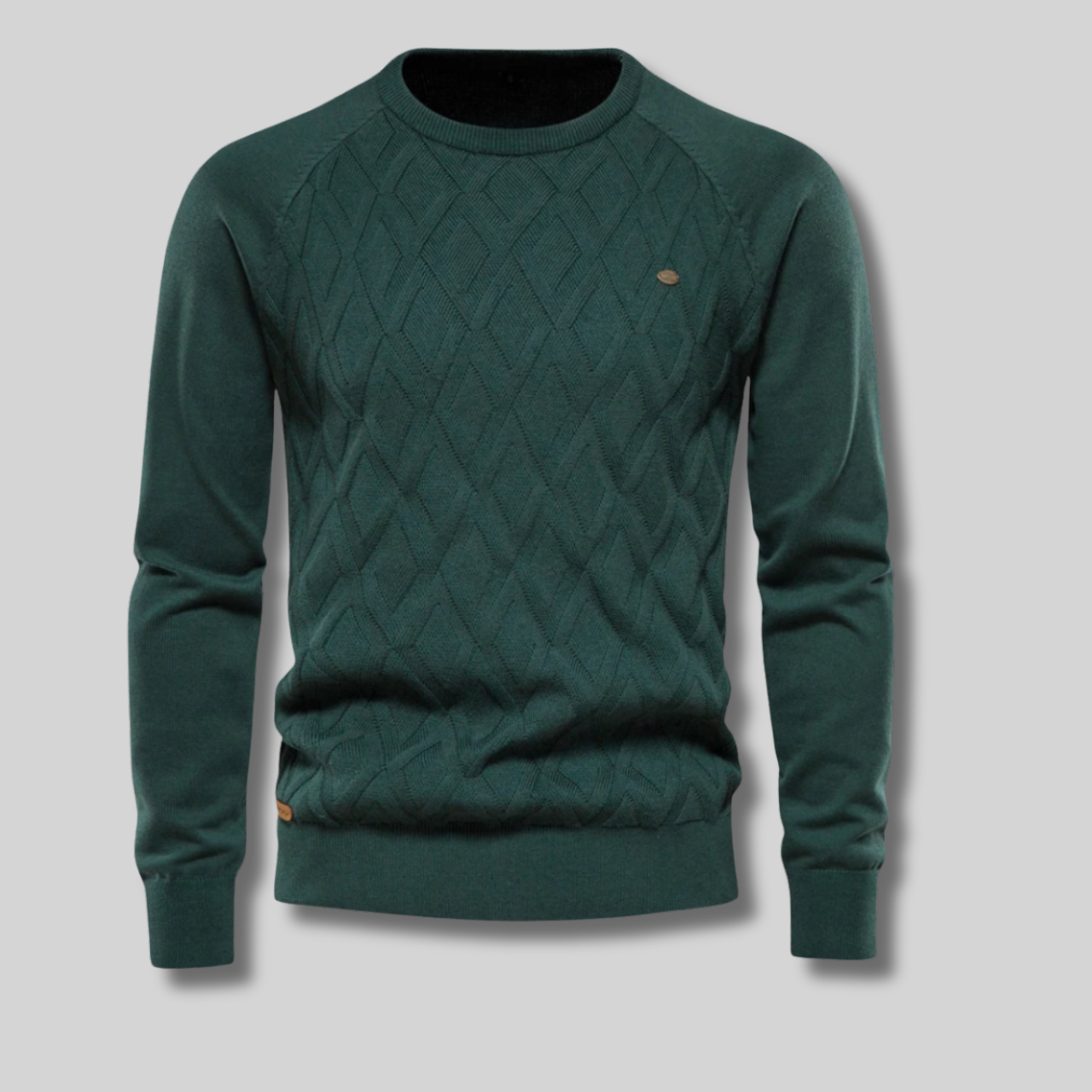 Stellan™ - Herrtröja Med Rutdesign