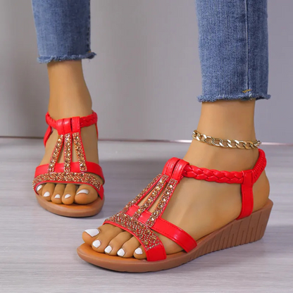 Tesse™ - Kilklackssandaler med strass
