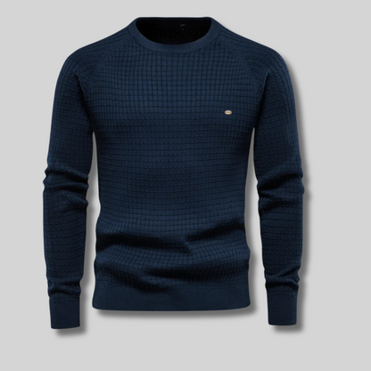 Damien™ - Herrtröja Med Rutnätmönster