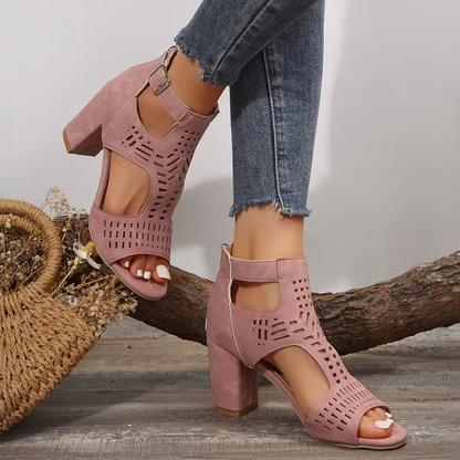 Tulla™ - Klackade romerska sandaler