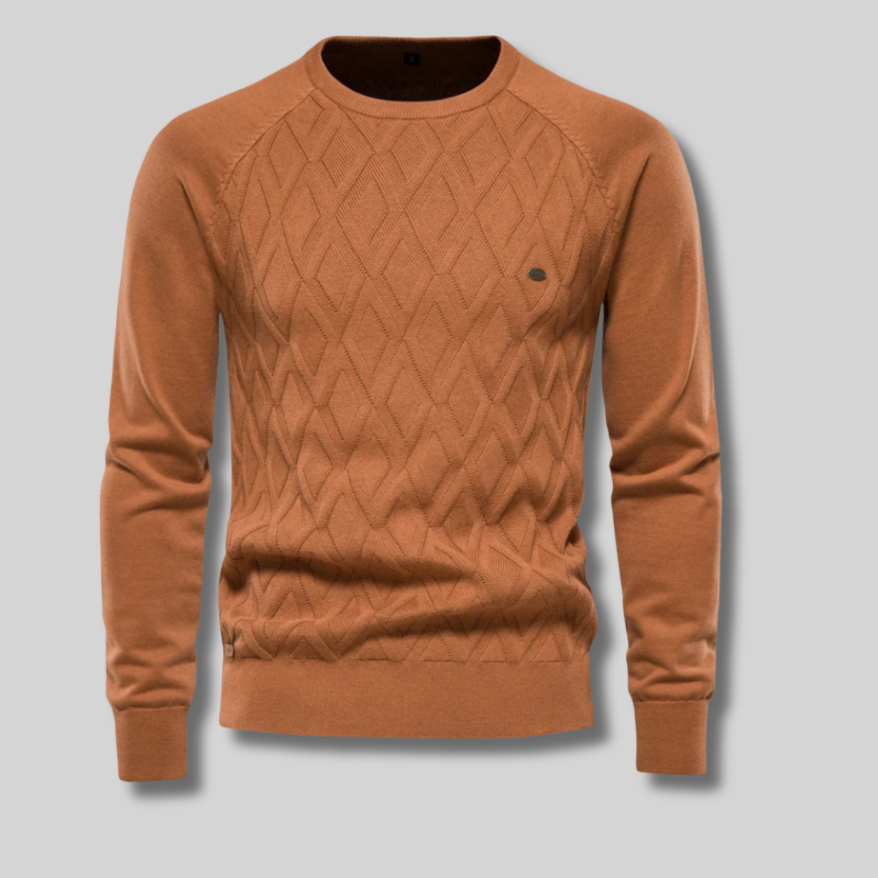 Stellan™ - Herrtröja Med Rutdesign