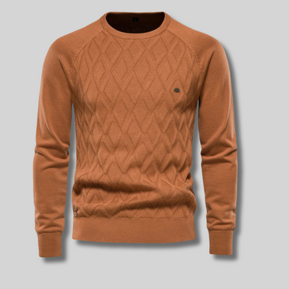 Stellan™ - Herrtröja Med Rutdesign