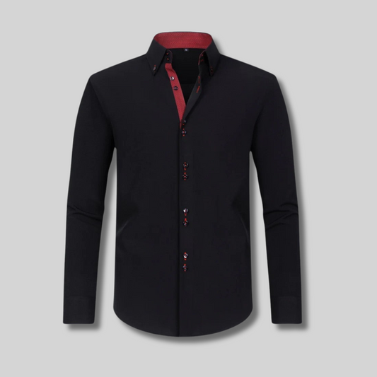 Caj™ -  Blus med dubbelknäppning