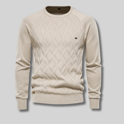 Stellan™ - Herrtröja Med Rutdesign