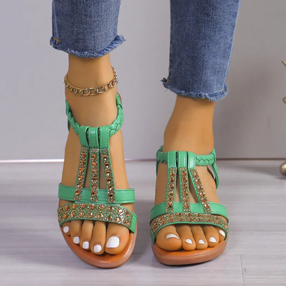 Tesse™ - Kilklackssandaler med strass