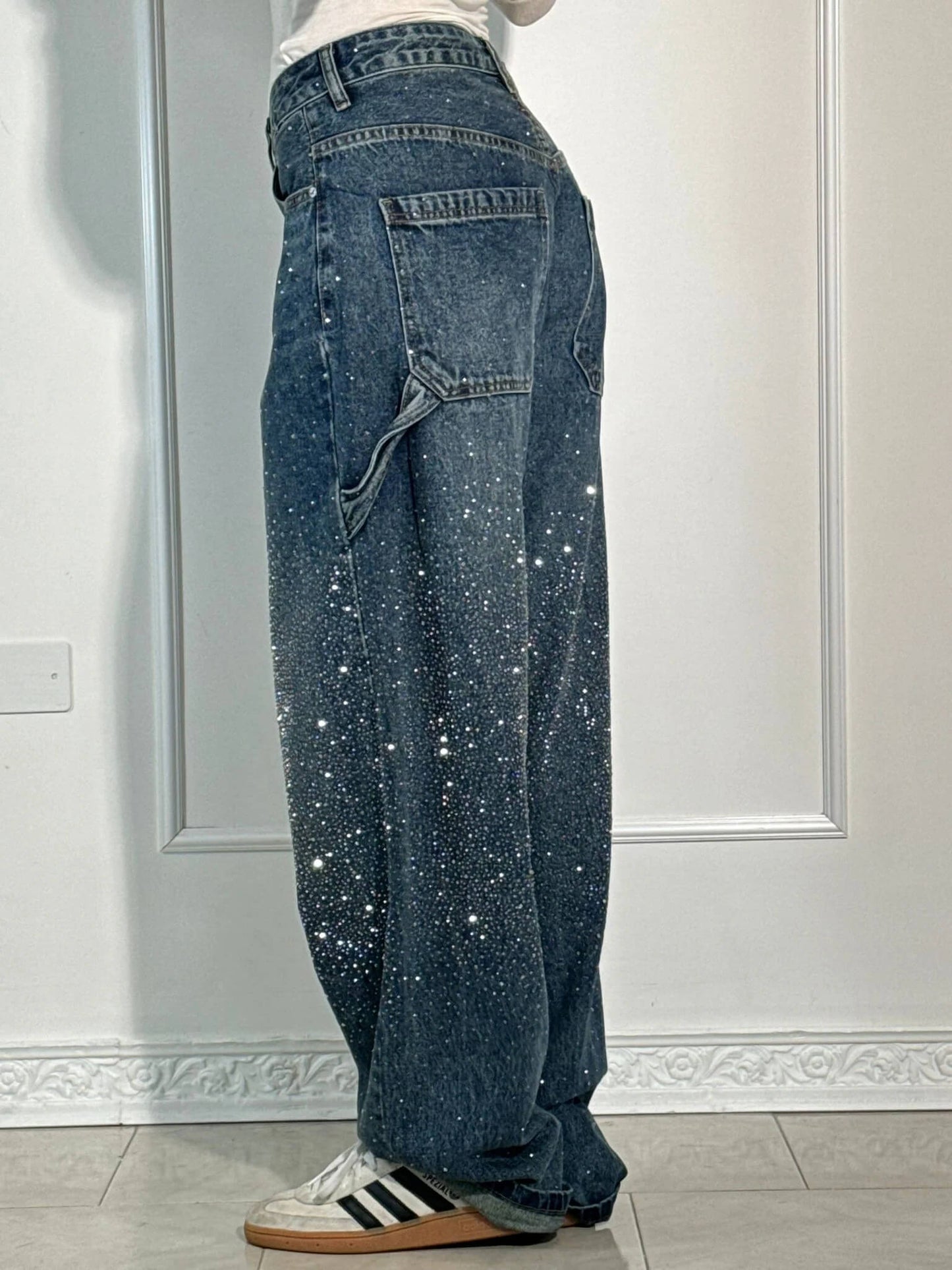 Remina™ - Vida, glansiga jeans
