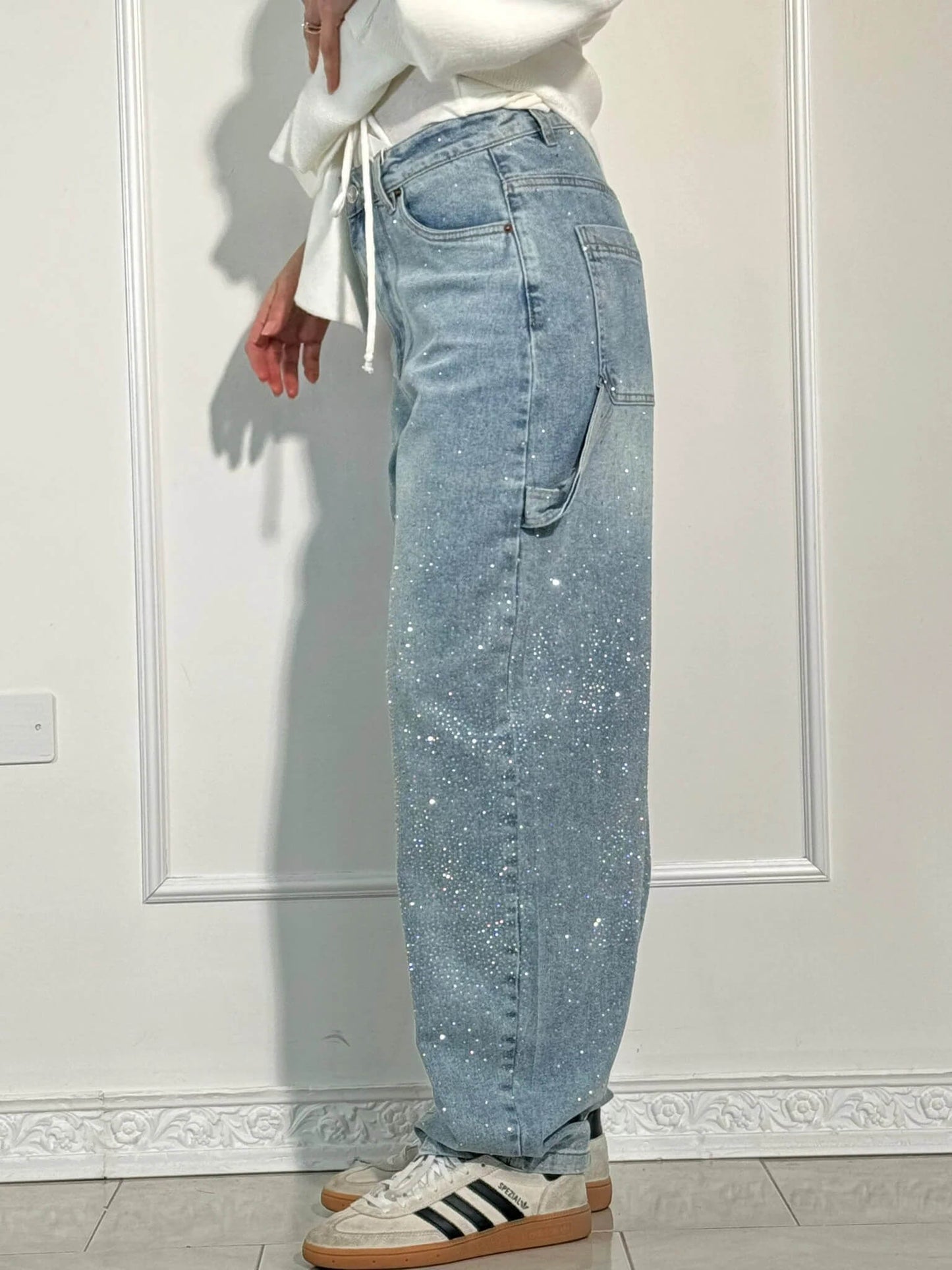 Remina™ - Vida, glansiga jeans