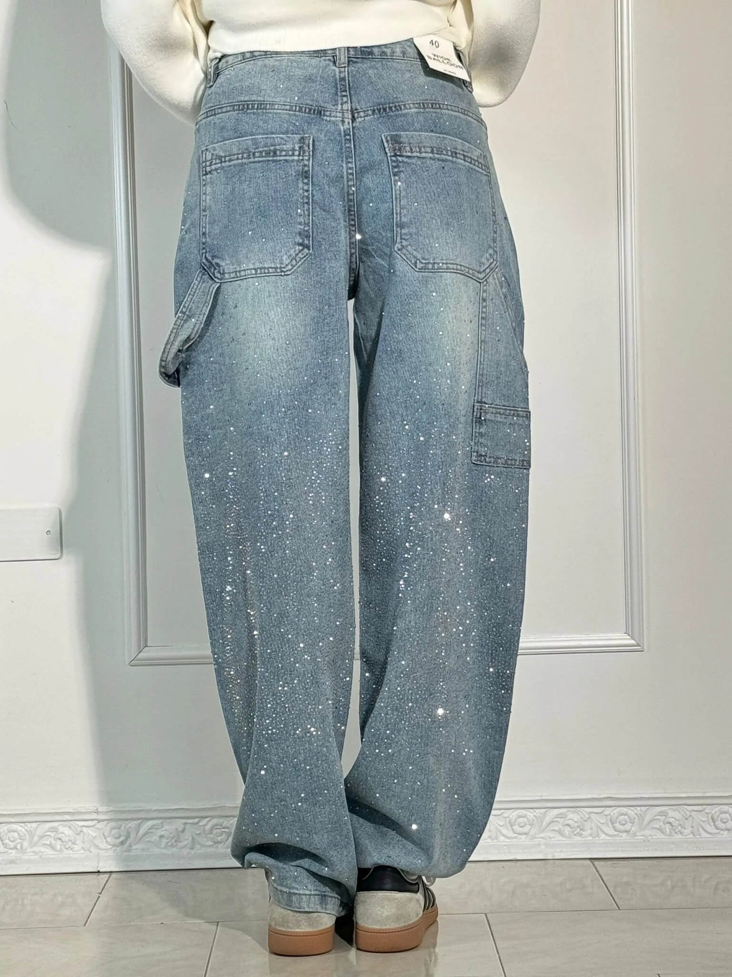 Remina™ - Vida, glansiga jeans