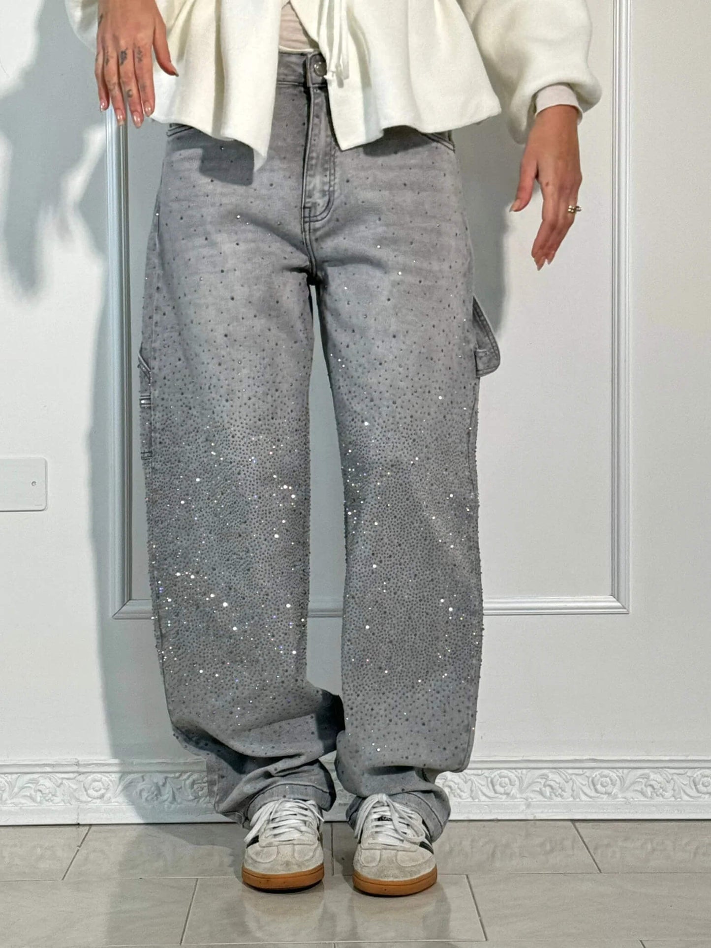 Remina™ - Vida, glansiga jeans