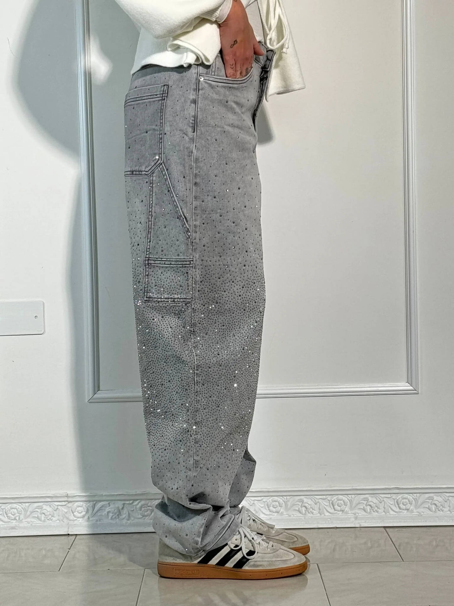 Remina™ - Vida, glansiga jeans