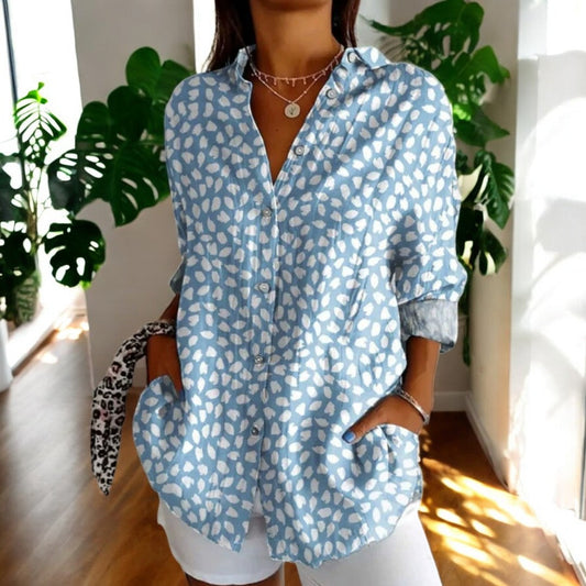 Gina™ - Blommig blus
