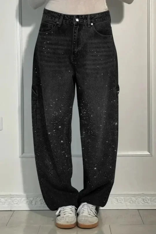 Remina™ - Vida, glansiga jeans
