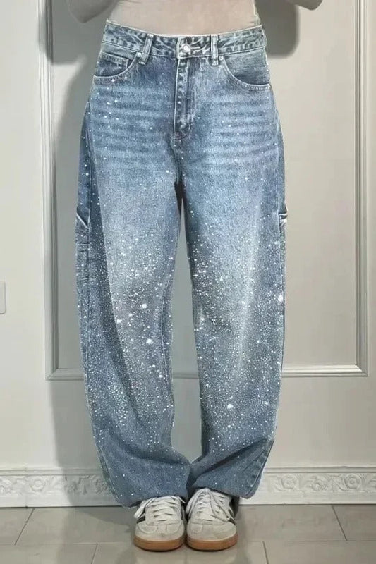 Remina™ - Vida, glansiga jeans